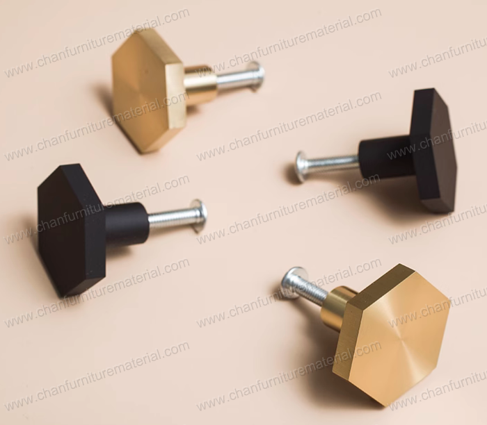 Hexagon cabinet drawer furniture cabinet door knob