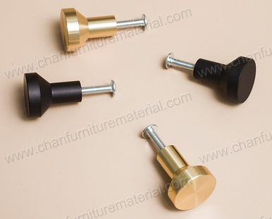 Brass knob